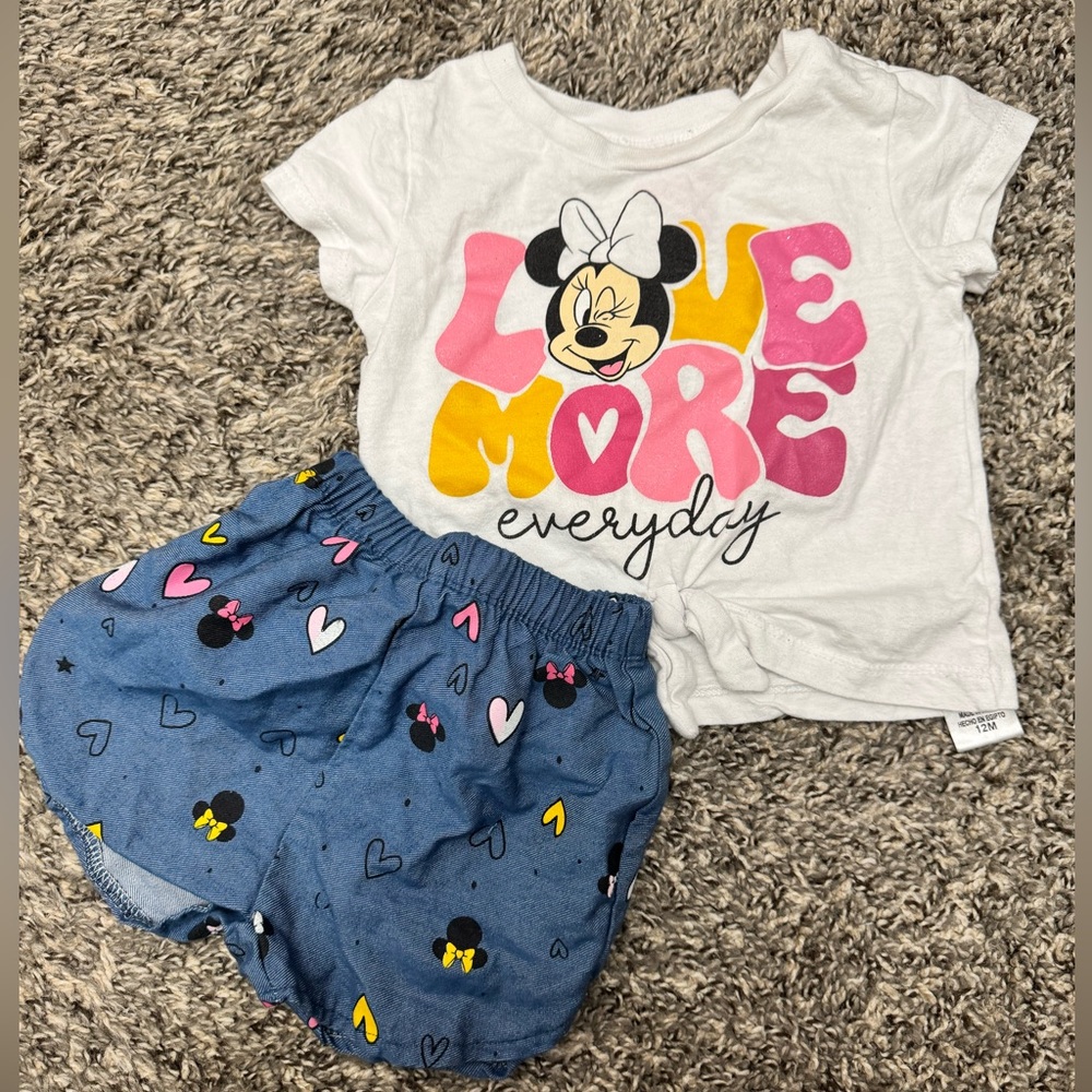 Minnie Mouse Toddler 2 Piece Set